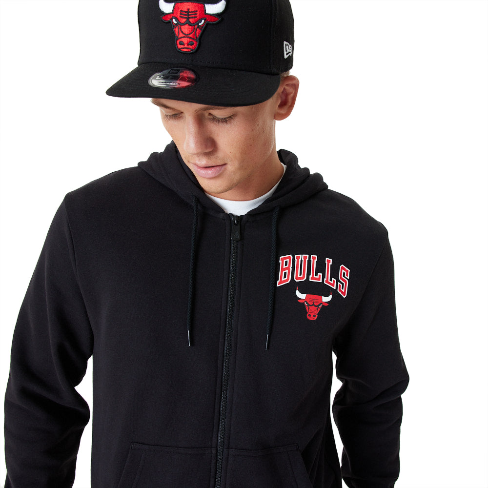 Felpa New Era Chicago Bulls Uomo - Nero