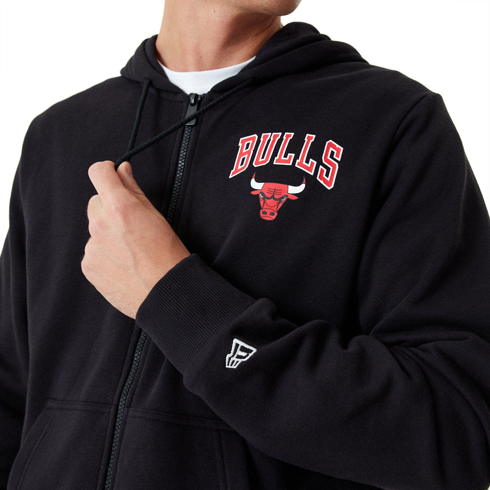Felpa New Era Chicago Bulls Uomo - Nero