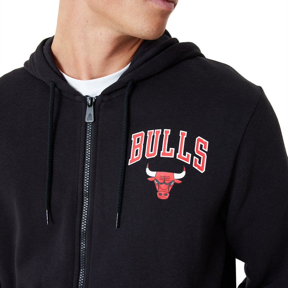 Felpa New Era Chicago Bulls Uomo - Nero