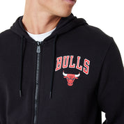 Felpa New Era Chicago Bulls Uomo - Nero