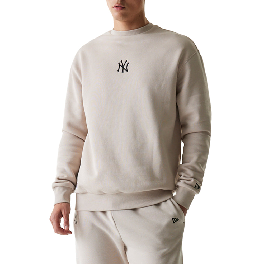 Felpa New Era New York Yankees Uomo - Beige