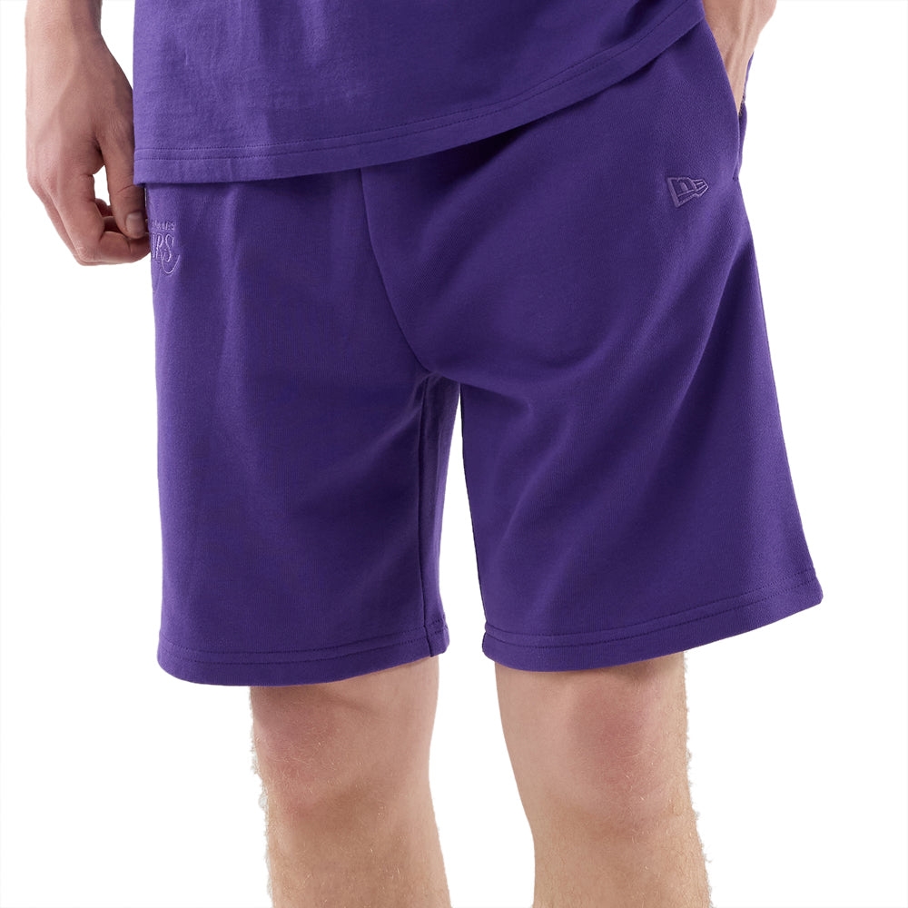Shorts New Era Los Angeles Lakers Uomo - Viola