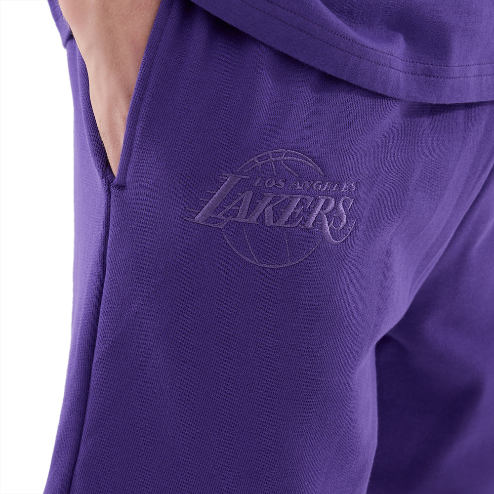 Shorts New Era Los Angeles Lakers Uomo - Viola