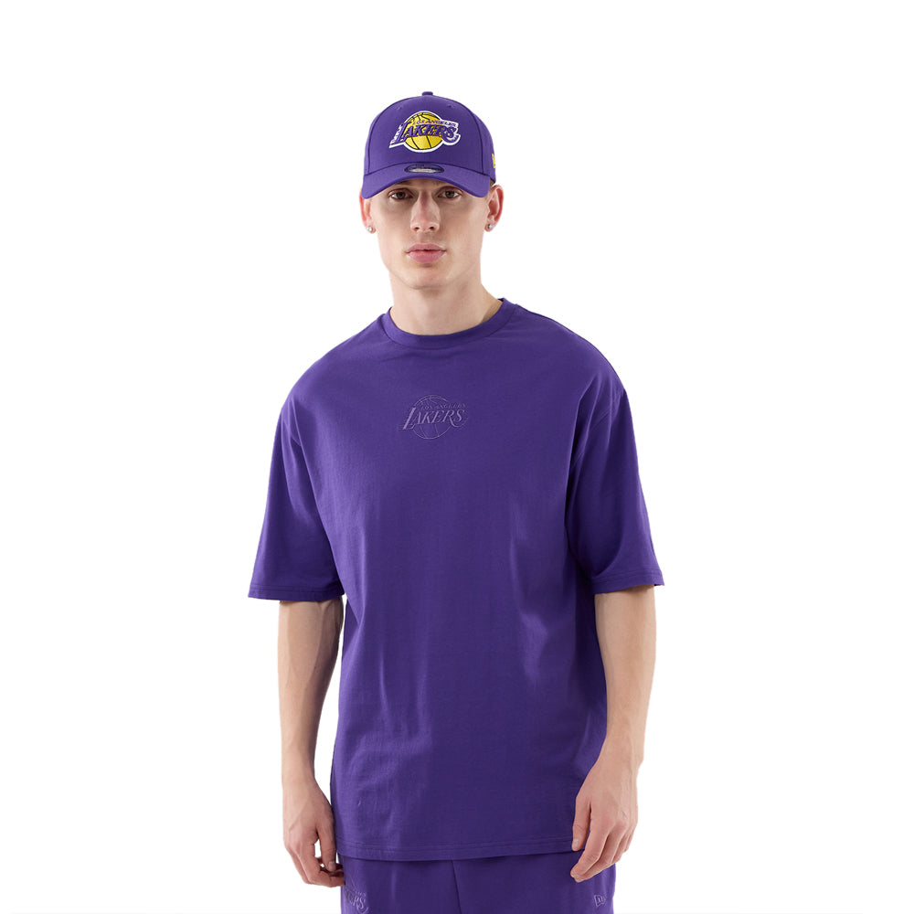 T-Shirt New Era Los Angeles Lakers Uomo - Viola