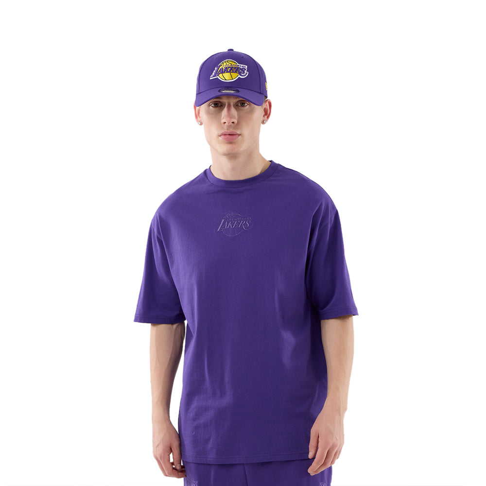 T-Shirt New Era Los Angeles Lakers Uomo - Viola