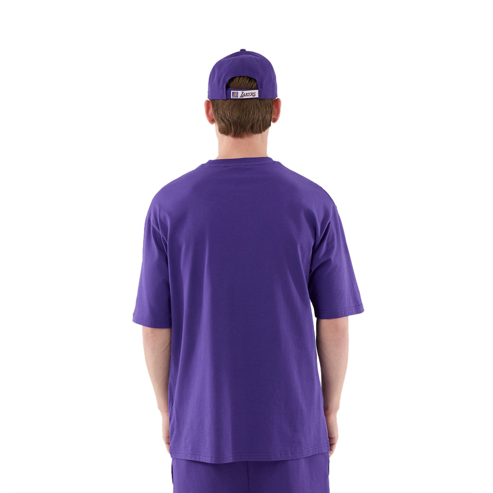 T-Shirt New Era Los Angeles Lakers Uomo - Viola