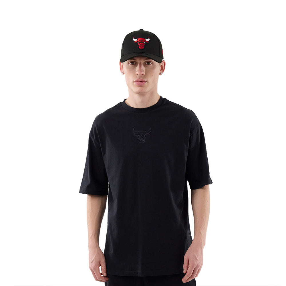 T-Shirt New Era Chicago Bulls Uomo - Nero