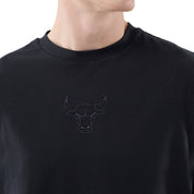T-Shirt New Era Chicago Bulls Uomo - Nero