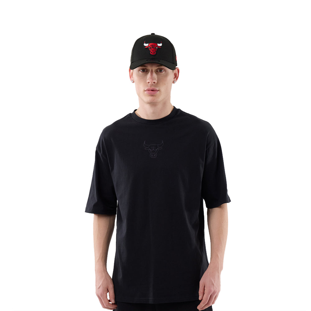 T-Shirt New Era Chicago Bulls Uomo - Nero