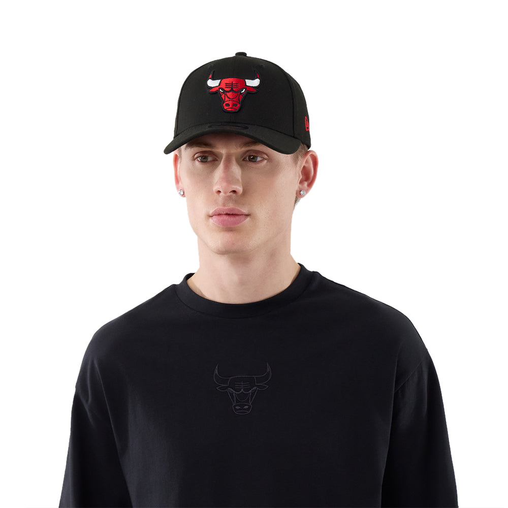 T-Shirt New Era Chicago Bulls Uomo - Nero