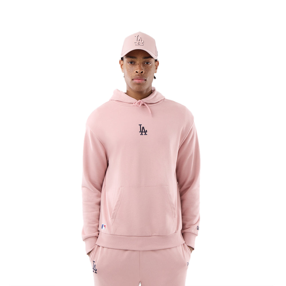 Felpa New Era Los Angeles Dodgers Uomo - Rosa