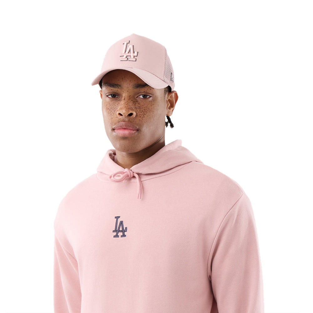 Felpa New Era Los Angeles Dodgers Uomo - Rosa