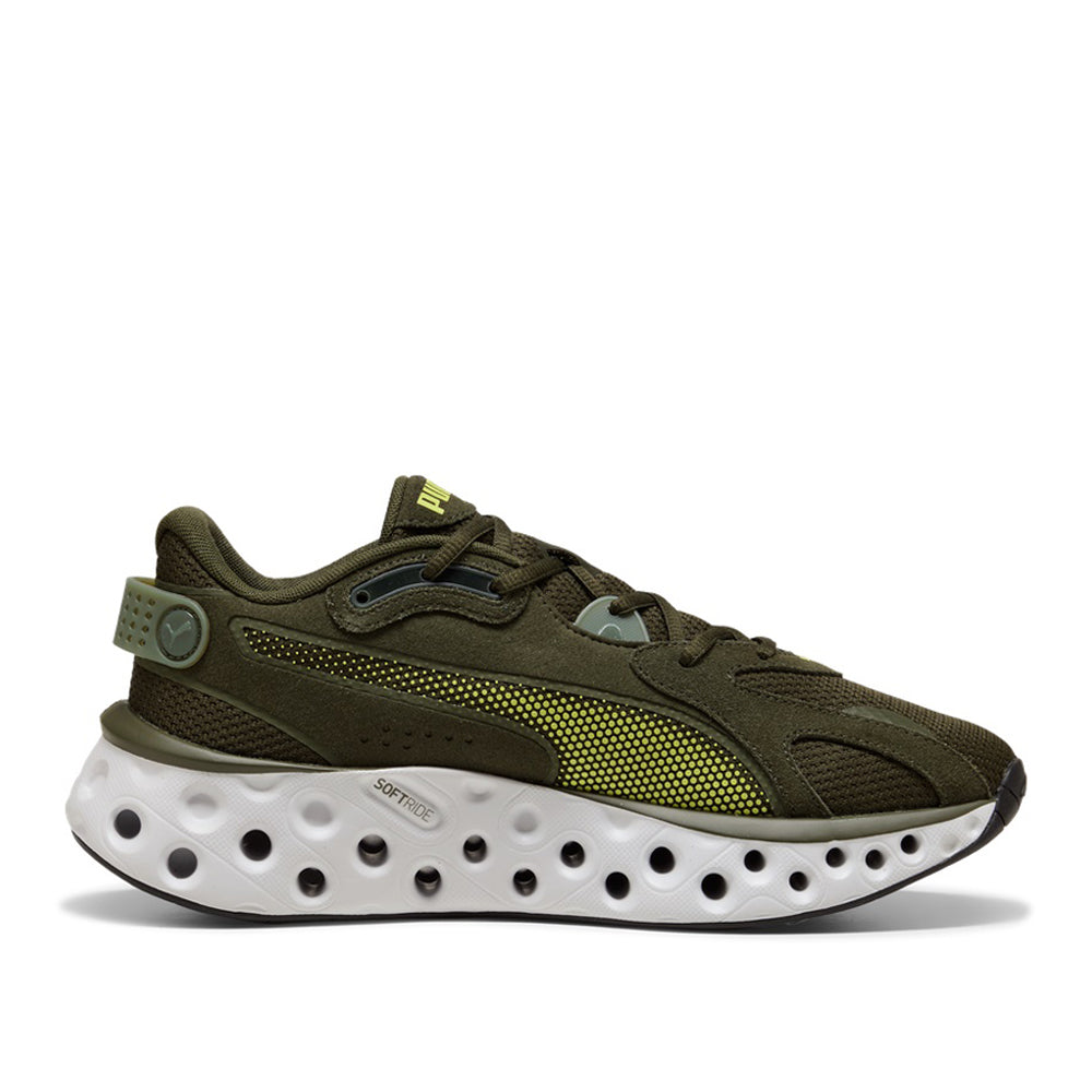 Scarpa Running Puma Softride Frequence Uomo - Oliva