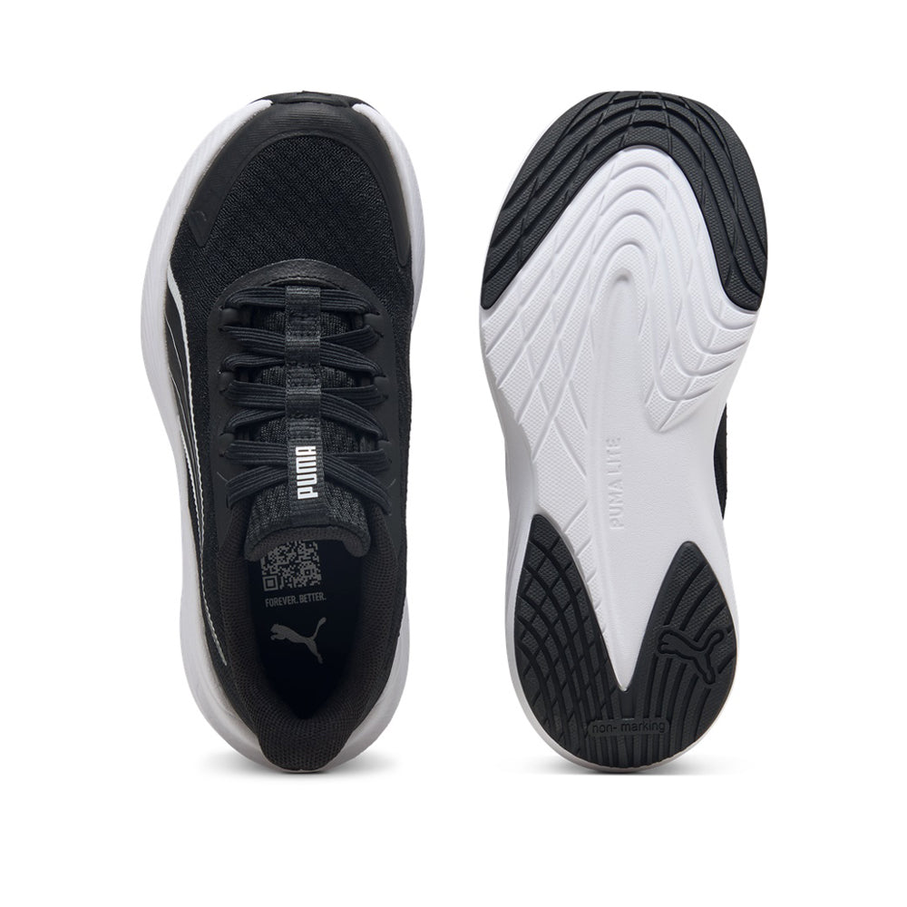 Scarpa Running Puma Dasher Lite Sliptech ps Unisex Bambino - Nero