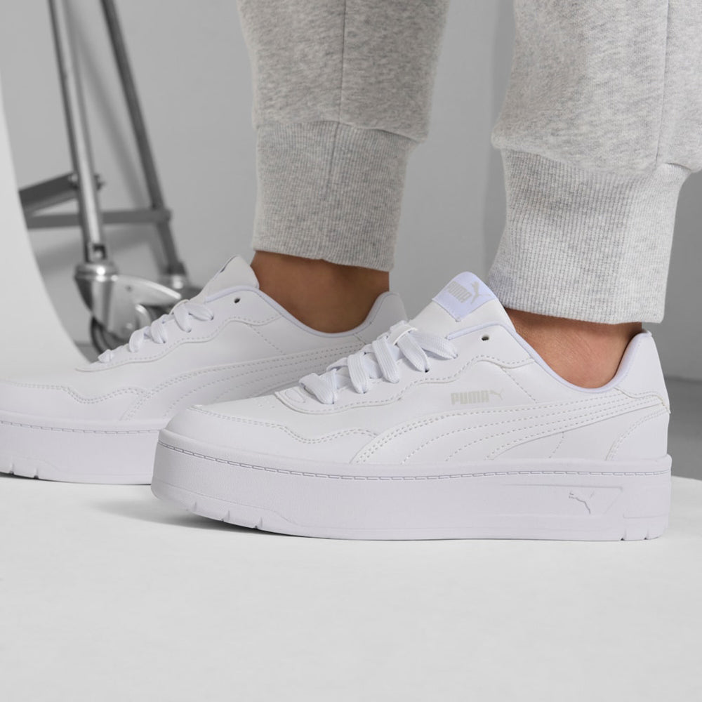 Sneakers Puma Court Lally Skye Donna - Bianco