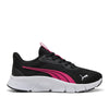 Scarpa running puma flexfocus lite modern jr unisex ragazzo - black-pink-white
