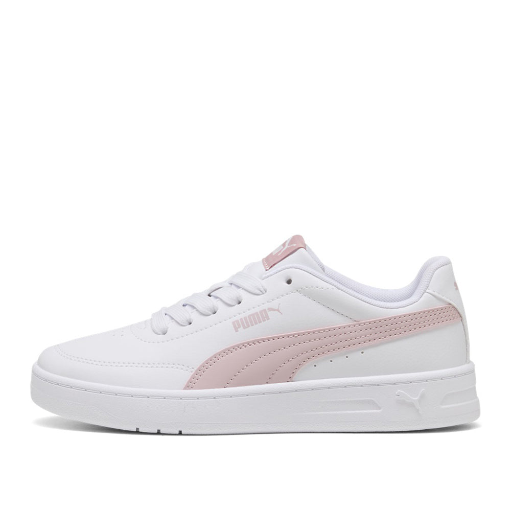 Sneakers Puma Court Classic Clean jr Unisex Ragazzo - Bianco
