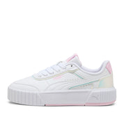 Sneakers Puma Carina Mia Holo 2.0 jr Unisex Ragazzo - White Pearl Pink