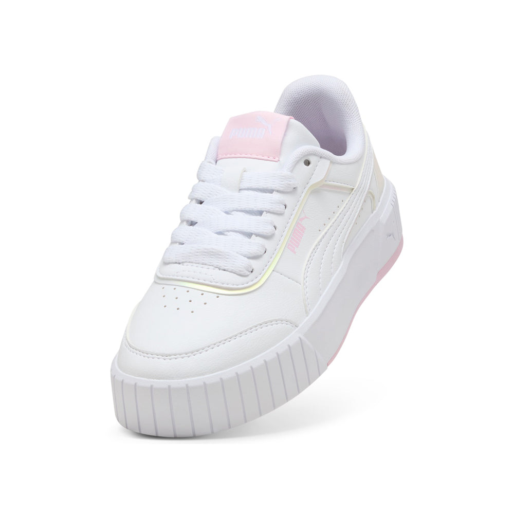 Sneakers Puma Carina Mia Holo 2.0 jr Unisex Ragazzo - White Pearl Pink