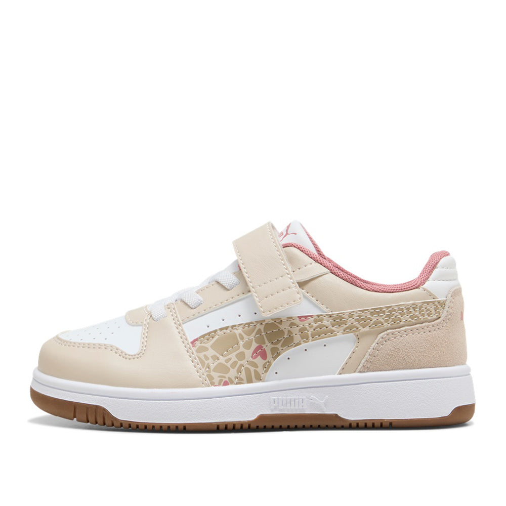 Sneakers Puma Rebound Slam Lo Winter Safari Ac+ ps Unisex Bambino - Crema