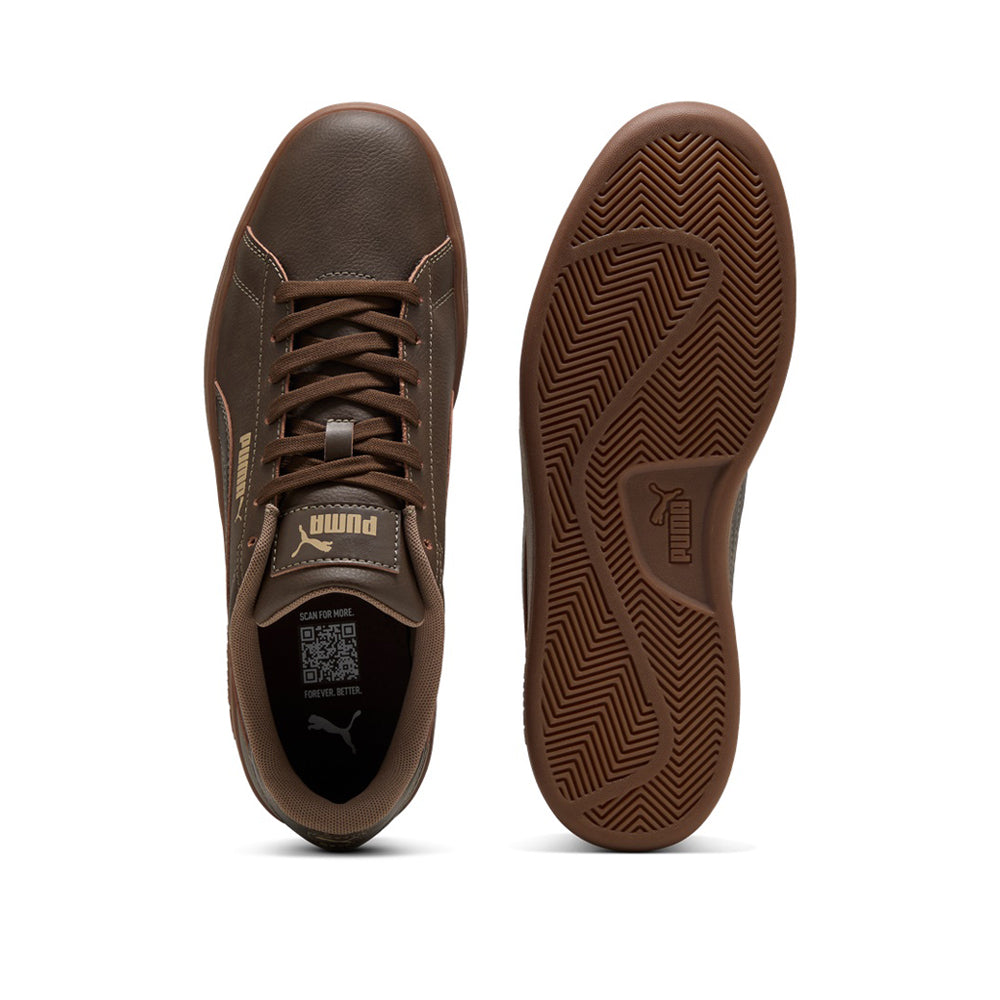 Sneakers Puma Puma Smash 3.0 Crafted Leather Uomo - Marrone