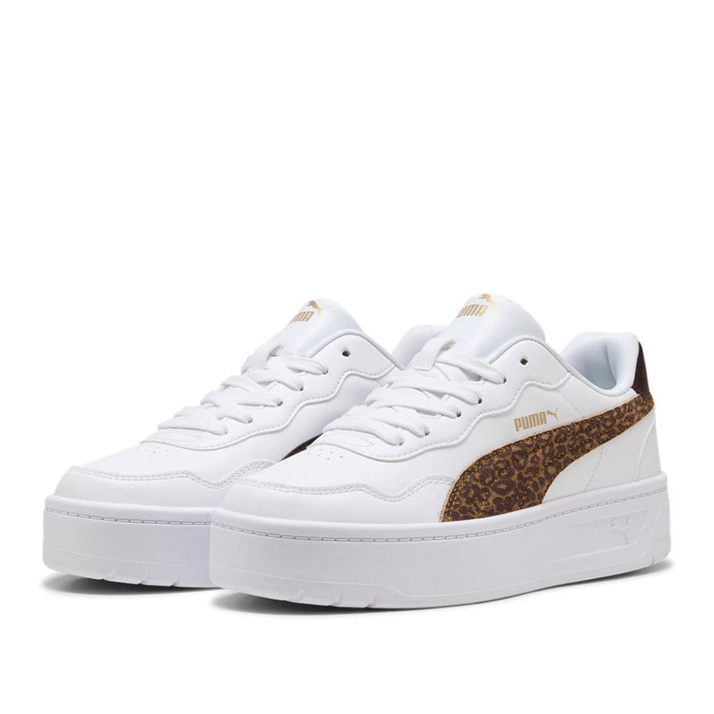 Sneakers Puma Court Lally Skye Feline Donna - Bianco