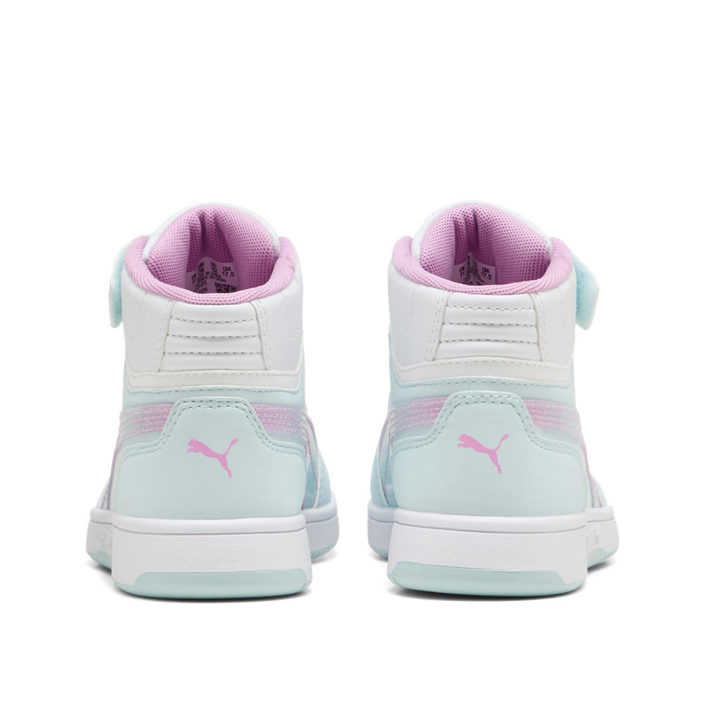Sneakers Puma Rebound Slam Mid Faded Glow Ac+ ps Unisex Bambino - Celeste