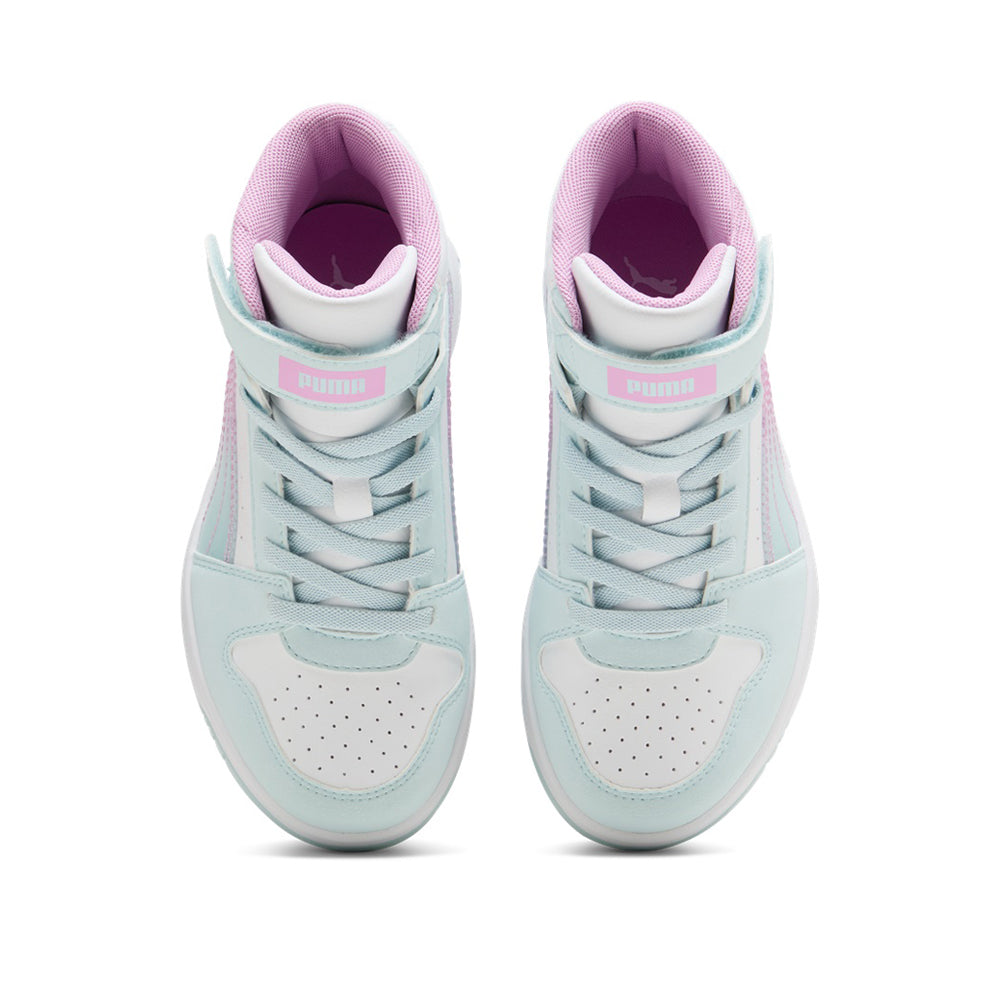 Sneakers Puma Rebound Slam Mid Faded Glow Ac+ ps Unisex Bambino - Celeste