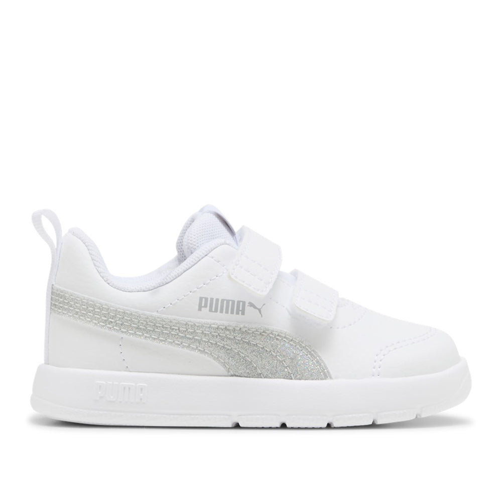 Sneakers Puma Courtflex V3 Glitz V Inf Unisex Bimbo - Bianco