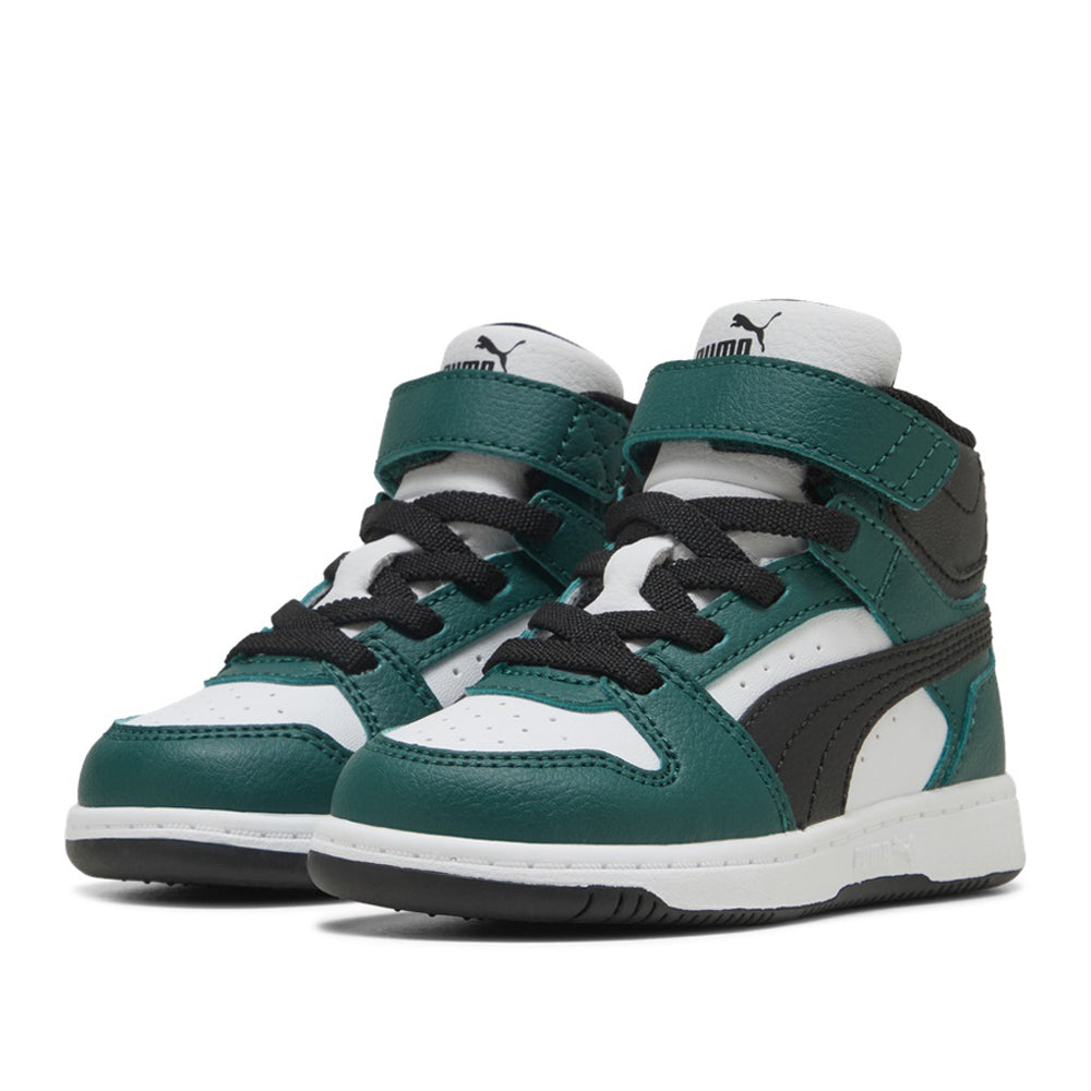 Sneakers Puma Rebound Slam Mid Ac+ Inf Unisex Bimbo - Verde