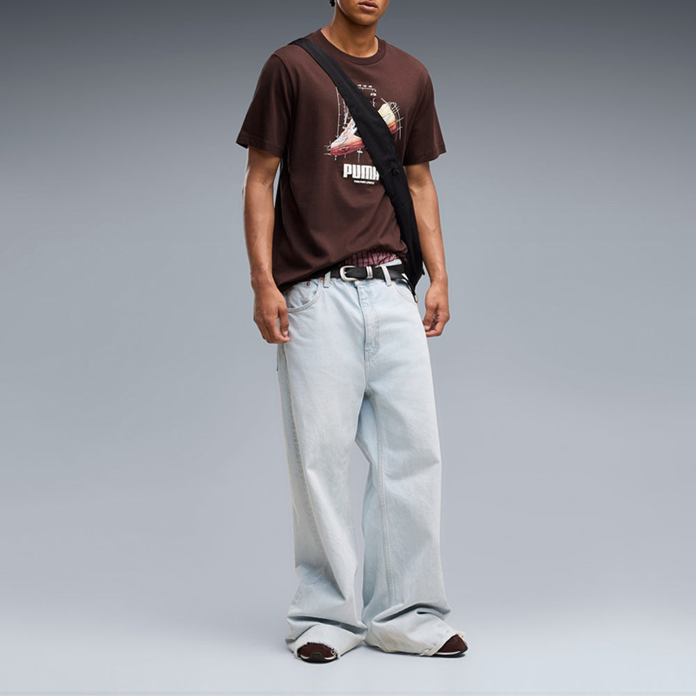 T-Shirt Puma Uomo - Marrone