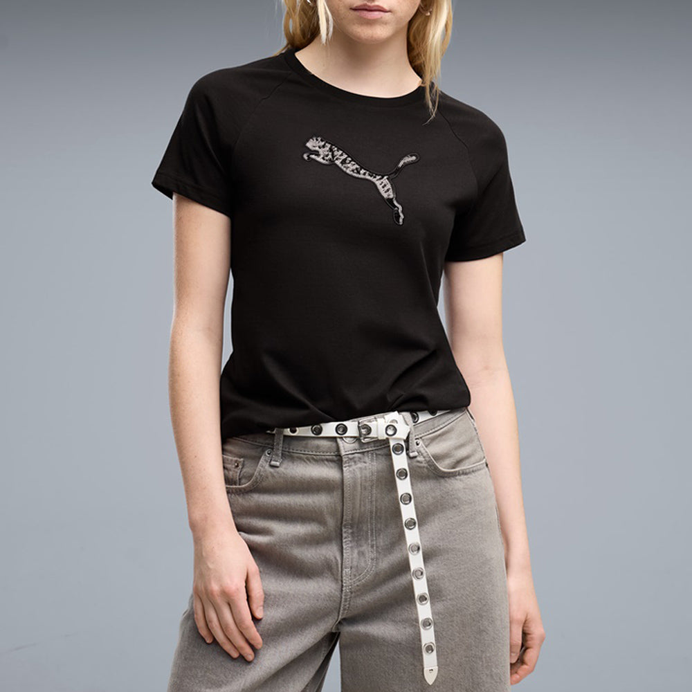 T-Shirt Puma Donna - Nero
