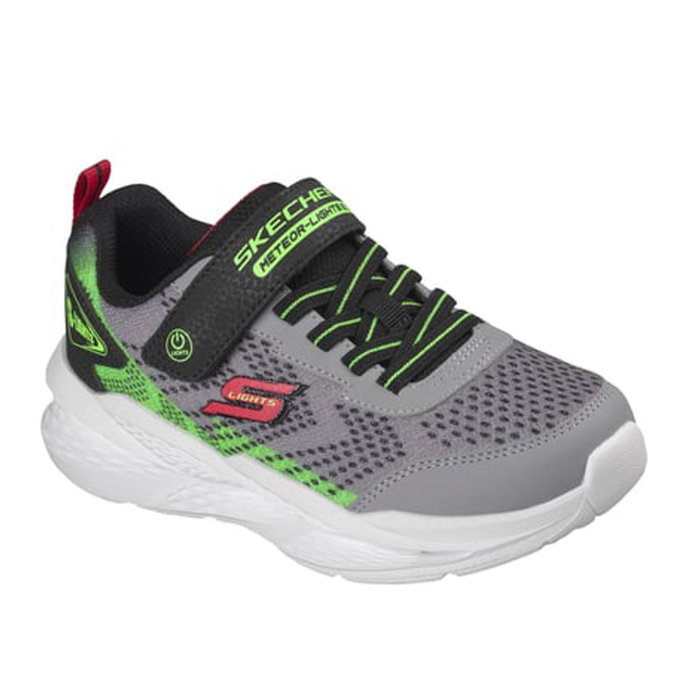 Sneakers Skechers S Lights Unisex Bambino - Grigio
