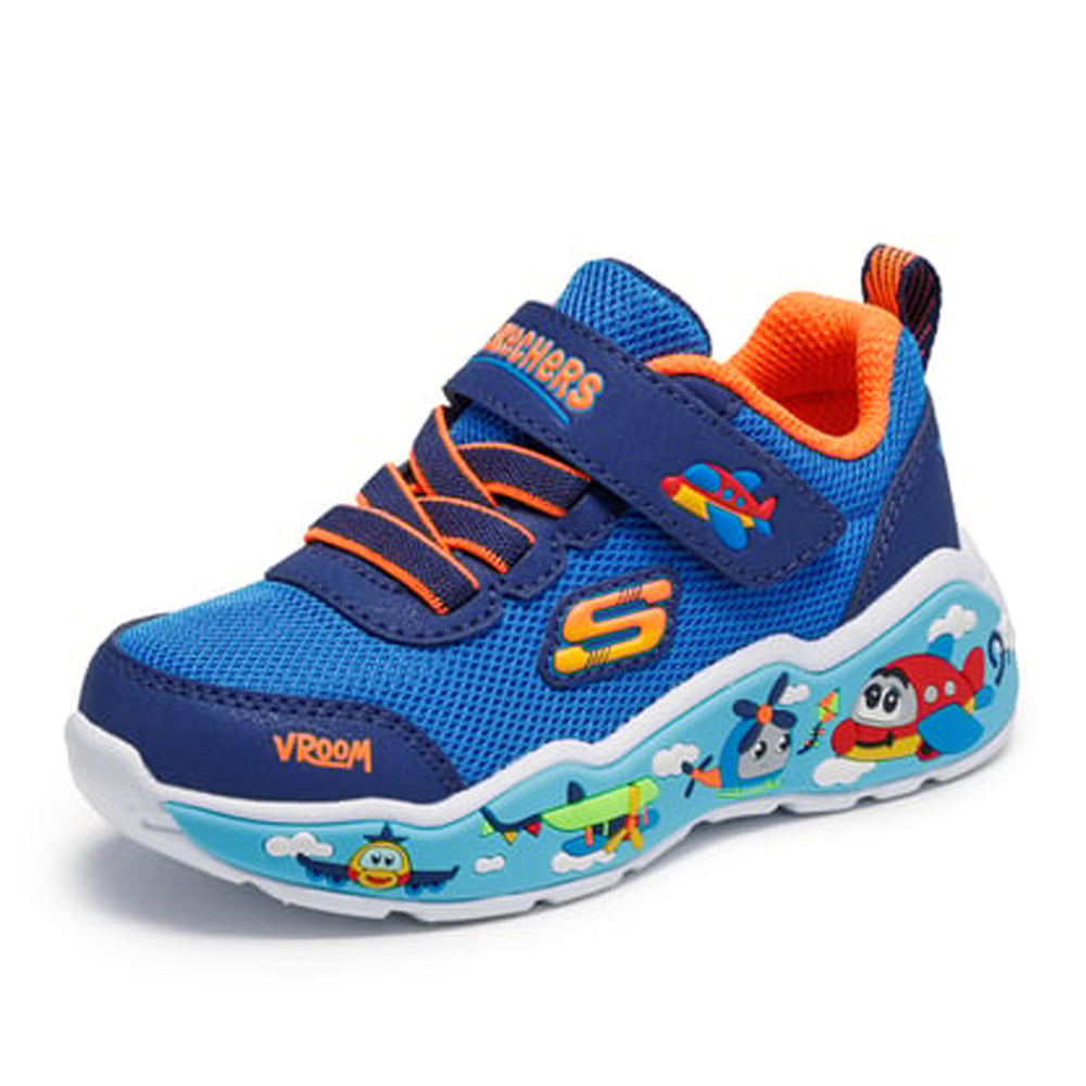 Sneakers Skechers Play Scene Unisex Bimbo - Blu