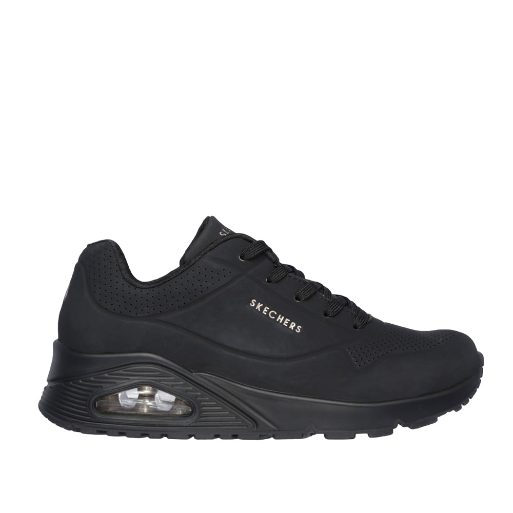 Sneakers Skechers Uno Donna - Nero