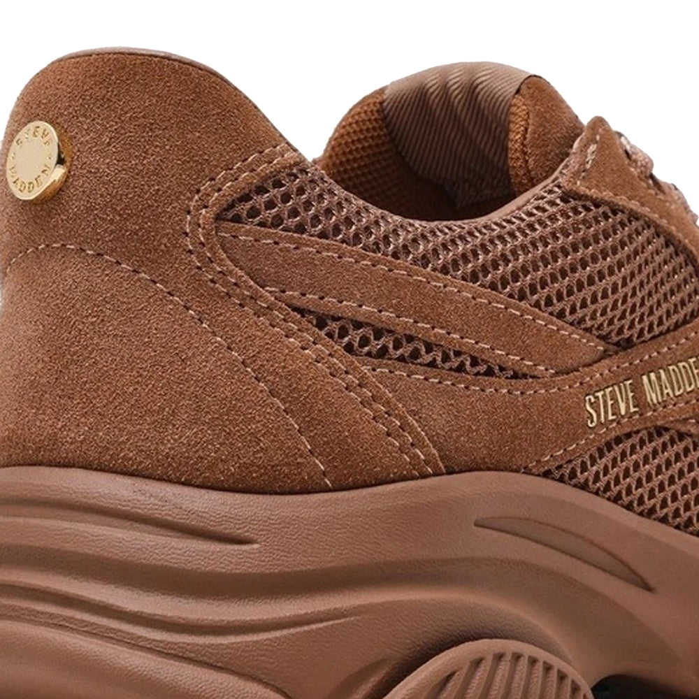 Sneakers Steve Madden Front Row Donna - Marroncino