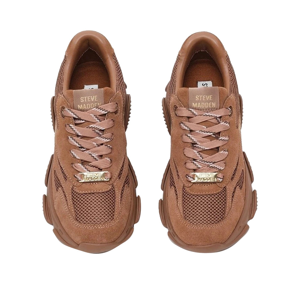 Sneakers Steve Madden Front Row Donna - Marroncino