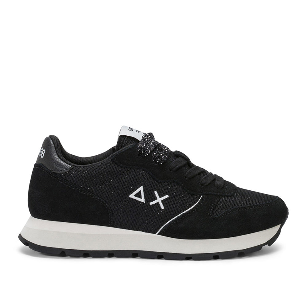 Sneakers Sun68 Ally Glitter Textile Donna - Nero