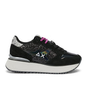 Sneakers Sun68 Big Stargirl Glitter Donna - Nero