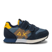 Sneakers Sun68 Boy's Jaki Bicolor Bambino - Blu