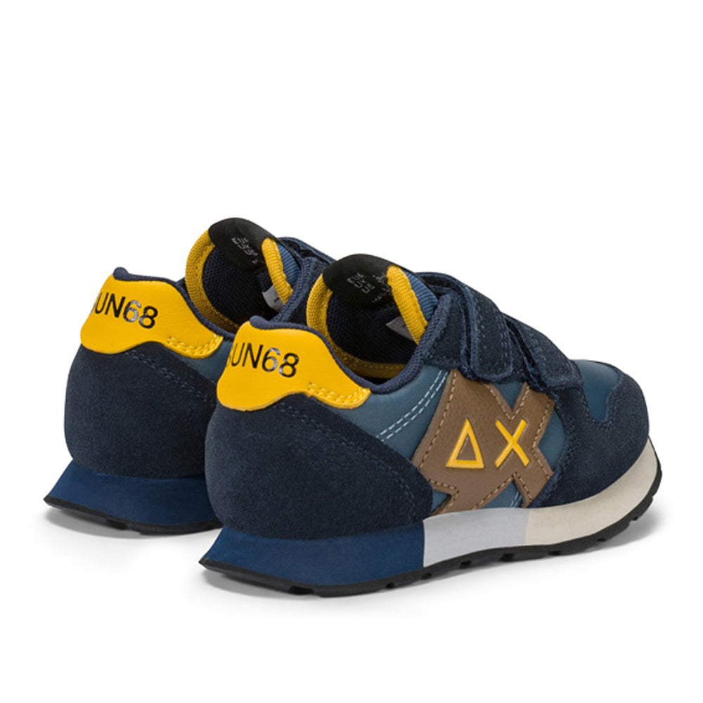Sneakers Sun68 Boy's Jaki Bicolor Bambino - Blu