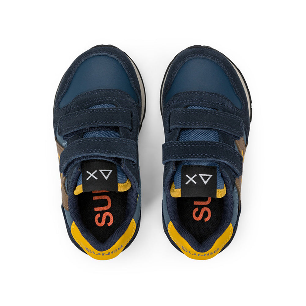 Sneakers Sun68 Boy's Jaki Bicolor Bambino - Blu