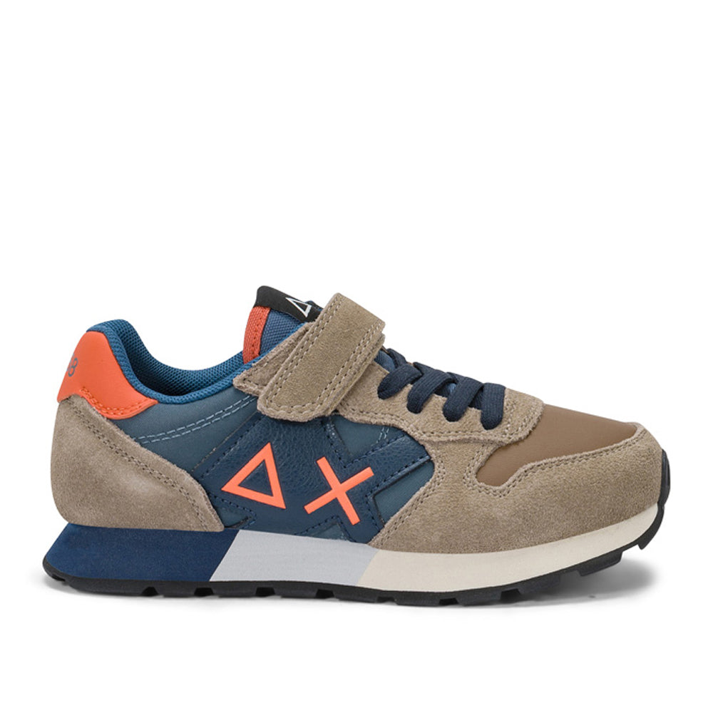 Sneakers Sun68 Boy's Jaki Bicolor Bambino - Beige