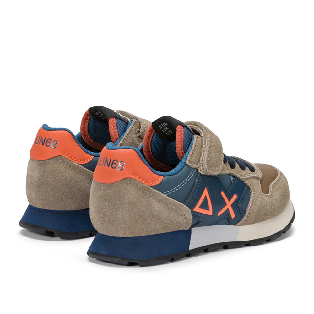 Sneakers Sun68 Boy's Jaki Bicolor Bambino - Beige