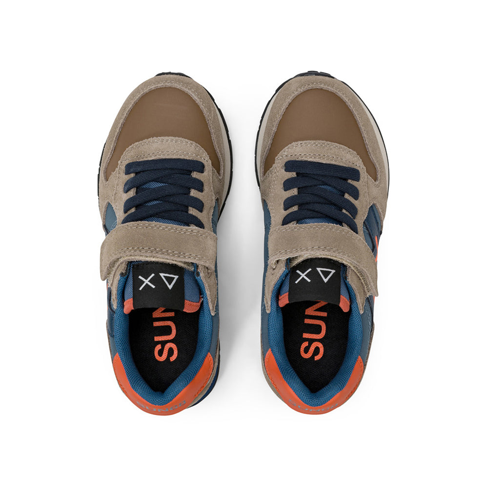 Sneakers Sun68 Boy's Jaki Bicolor Bambino - Beige