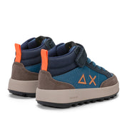 Sneakers Sun68 Boy's Genius Midi Bambino - Blu