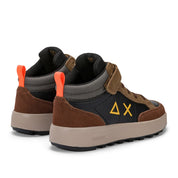 Sneakers Sun68 Boy's Genius Midi Bambino - Marrone