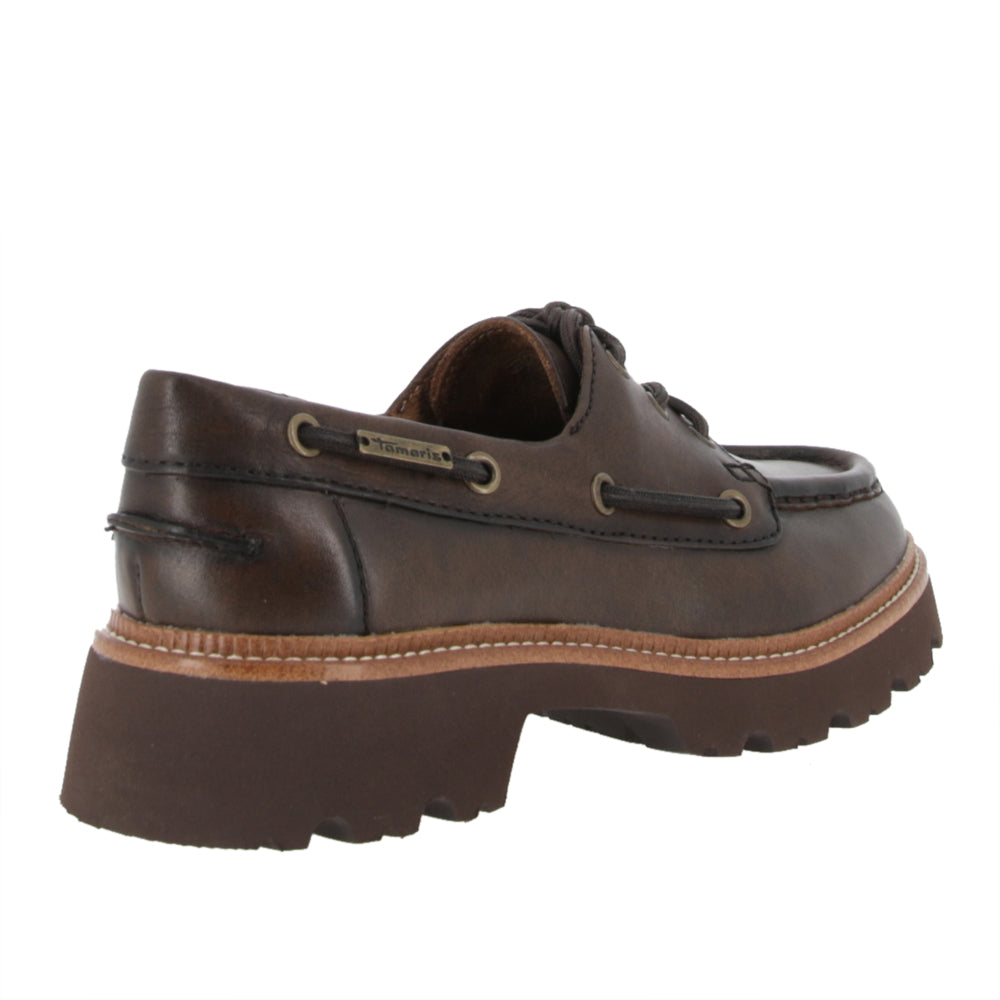 Scarpa Barca Tamaris Donna - Marrone