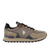 Sneakers u.s. polo assn. aron uomo - marroncino