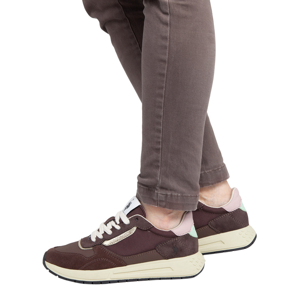 Sneakers U.S. Polo Assn. Seneka Donna - Marrone
